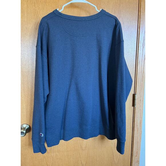 Champion crewneck blue athletic sweatshirt, men's size 2XL - Picture 2 of 2